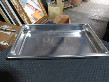 NEW Vollrath Full Size 2.5 Inch Deep Stainless Steel Food Pan.  #30022.  $27.17. 2XBID
