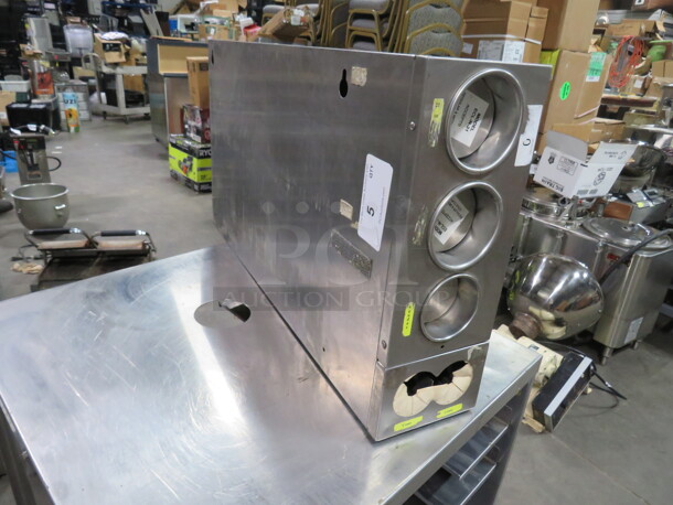 One Stainless Steel Cone/Cup Holder. 7X33X18 - Image 2 of 2