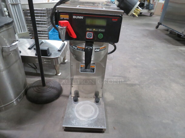 One Bunn Airpot Brewer With Filter Basket. 1500 Watt. Model# AXIOM-DV-APS,GF (SBX). 8X20X23. $799.00 - Image 1 of 3