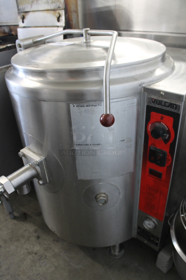 Vulcan Wolf K20GL Stainless Steel Commercial Floor Style Natural Gas Powered 20 Gallon Steam Kettle. 100,000 BTU. - Image 3 of 6