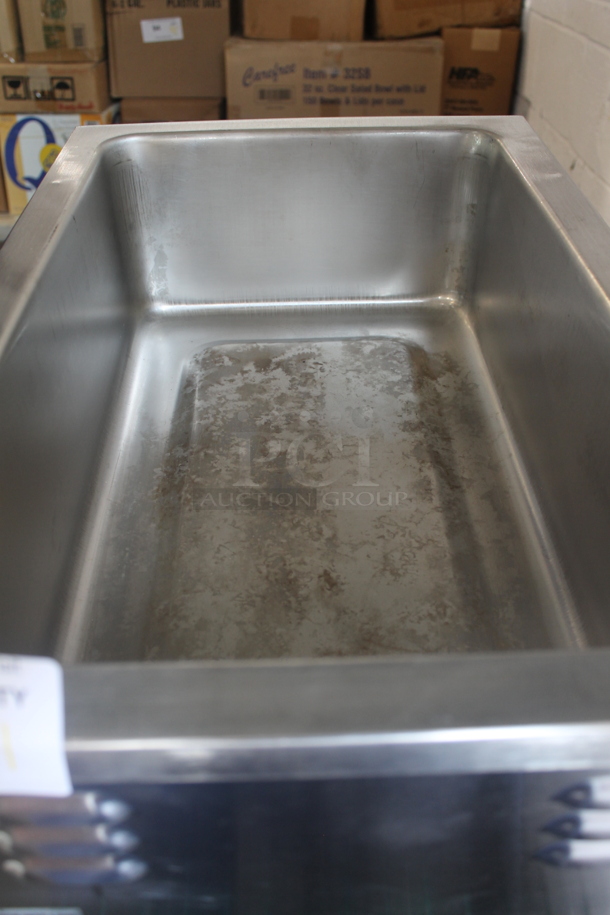 APW Wyoff W-3V Commercial Stainless Steel Electric Countertop Food Warmer 120V, 1 Phase. Tested and Working! - Image 3 of 6