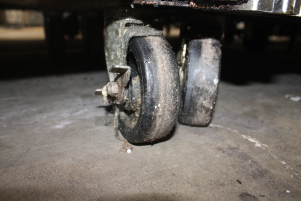 Jade Range JTHR-6-36C Stainless Steel Commercial Natural Gas Powered 6 Burner Range w/ Convection Oven, 2 Tier Over Shelf and Back Splash on Commercial Casters. 35,000 BTU. - Image 9 of 9