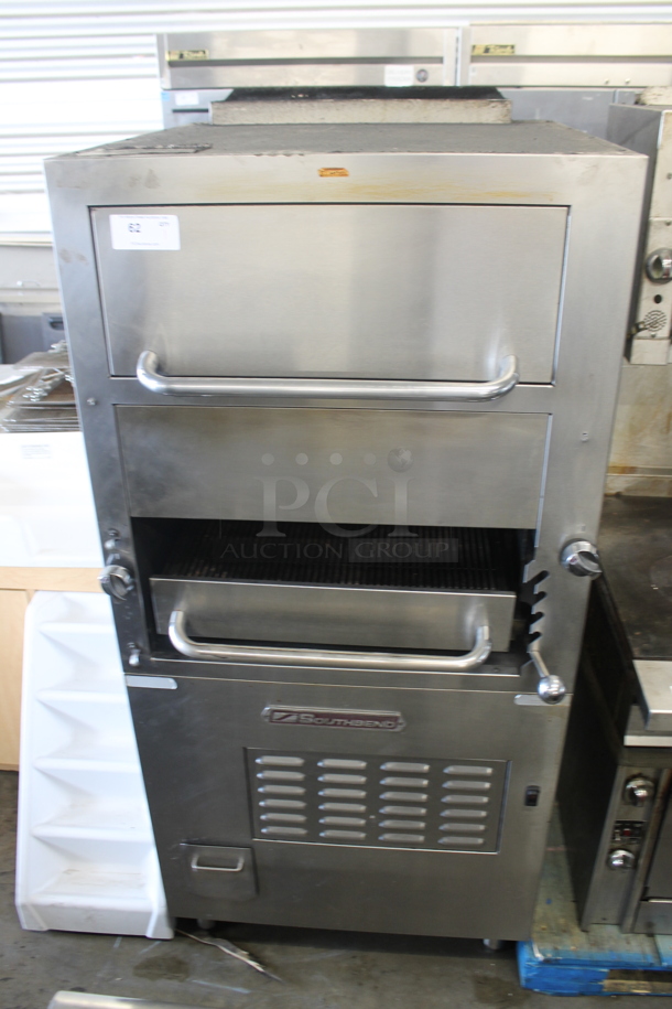 Southbend Stainless Steel Commercial Natural Gas Powered Upright Vertical Broiler. - Image 1 of 7