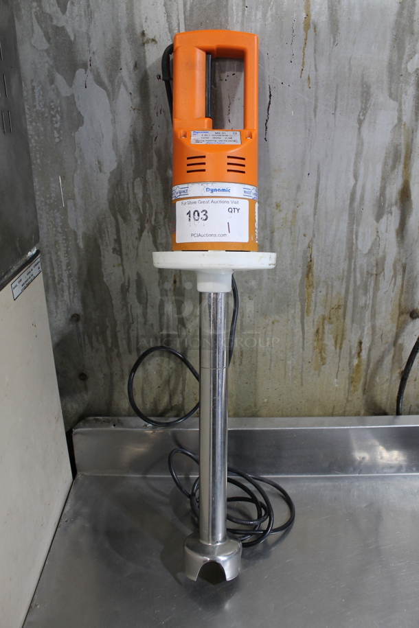 Dynamic MX91 Stainless Steel Commercial Immersion Blender. 120 Volts, 1 Phase. Tested and Does Not Power On - Image 1 of 6