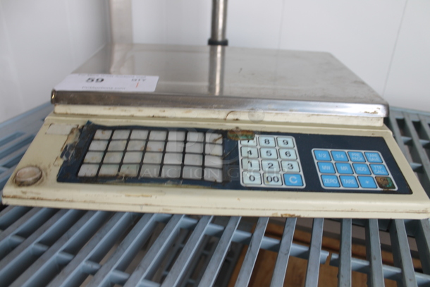 CAS AP-1 Metal Countertop 30 Pound Capacity Food Portioning Scale. 120 Volts, 1 Phase. Tested and Working! - Image 2 of 8