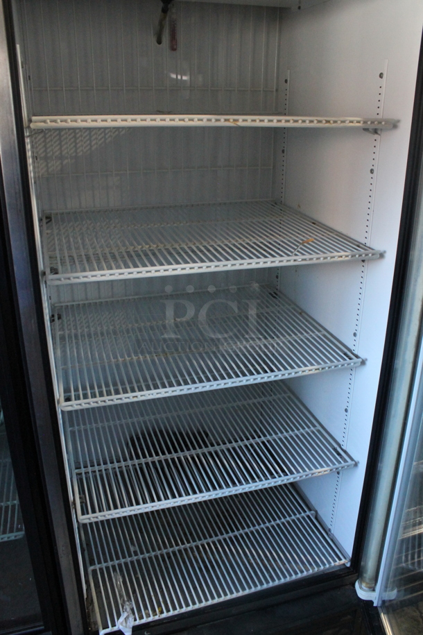 True GDM-26F Metal Commercial Single Door Reach In Freezer Merchandiser w/ Poly Coated Racks. 115 Volts, 1 Phase. Tested and Working! - Image 2 of 4