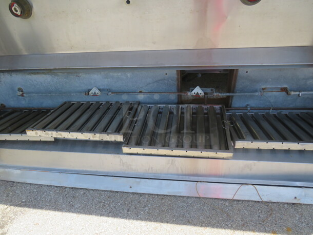One Aerolator Stainless Steel Hood System With Lights, Filters, Piping, Ansul And Box. #ASW2. 108X48X24 - Image 3 of 5