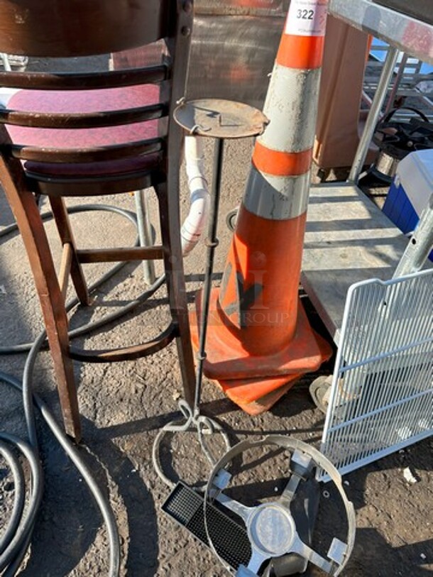 ALL ONE MONEY! Lot of Various Items Including Traffic Cones and Rack - Image 4 of 5