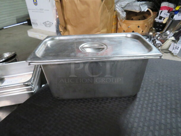 One 1/3 Size 6 inch Deep Hotel Pan With Lid. - Image 1 of 1