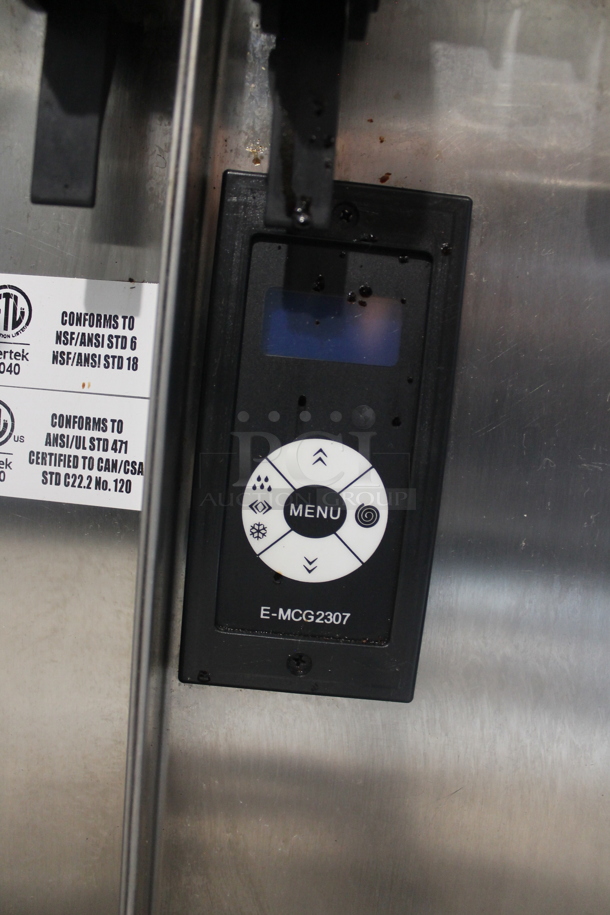 Elmeco FC 3 Stainless Steel Commercial Countertop 3 Hopper Slushie Machine. 115 Volts, 1 Phase. Tested and Powers On But Does Not Get Cold - Image 6 of 8