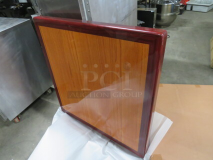 One NEW 36X36 Cherry/Mahagony Table Top. #ATR3636. $146.49