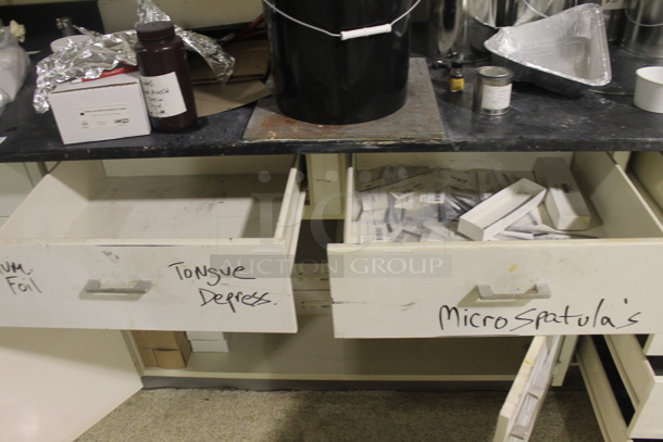 ALL ONE MONEY! Lot of Counter w/ Doors, Drawers and Contents. BUYER MUST REMOVE. - Image 9 of 10