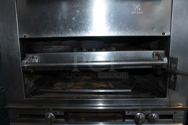 Jade Range Stainless Steel Commercial Natural Gas Powered Vertical Upright Broiler. - Image 3 of 4