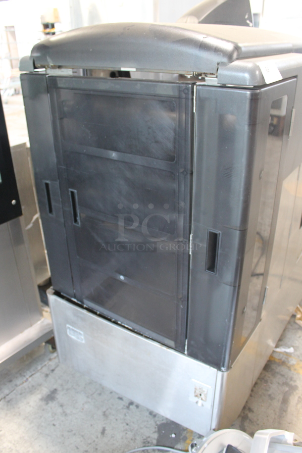 Hobart AWS Stainless Steel Commercial Floor Style Wrapping Station w/ Hobart Model EPCP Touch Screen and Label Printer on Commercial Casters. 120/208-240 Volts, 1 Phase. - Image 2 of 12