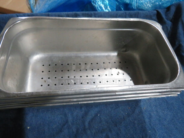 1/3 Size 6 Inch Deep Perforated Hotel Pan. 2XBID - Image 2 of 2