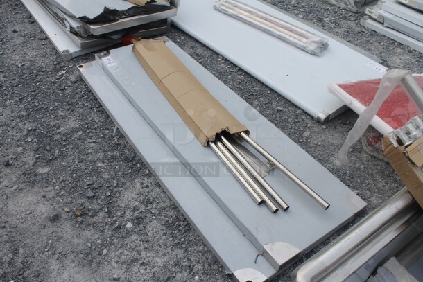 BRAND NEW SCRATCH AND DENT! Avantco 178SSDOS6018 Commercial Stainless Steel Disassembled Double Deck Overshelf.  - Image 3 of 5