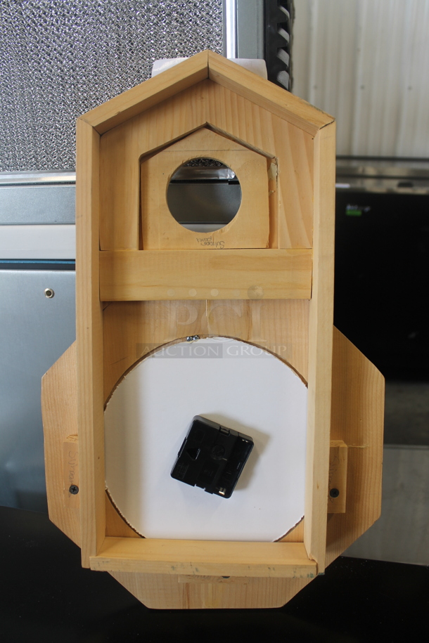 Wooden Wall Mount Clock. - Image 2 of 5