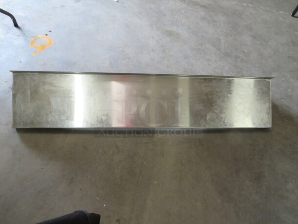 One Stainless Steel Shelf With Brackets. 60X12X10 - Image 1 of 2