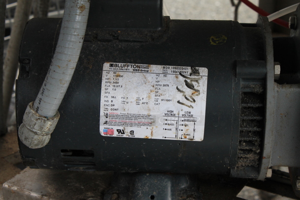 American Dish Service ADS AF-3D-S Stainless Steel Commercial Straight Pass Through Dishwasher w/ Left Side Clean Side Dishwasher Table and Right Side Dirty Side Dishwasher Table. 120 Volts, 1 Phase. - Image 9 of 11