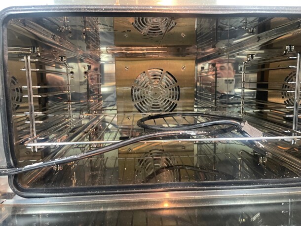 Clean! Galaxy COE3H Half Size 1600 Watt Commercial Countertop Convection Oven NSF - 120V Tested and Working! - Image 4 of 10