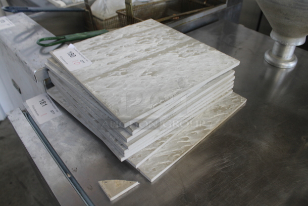 ALL ONE MONEIY! Lot of 10 Stone Pattern Tiles. - Image 3 of 4