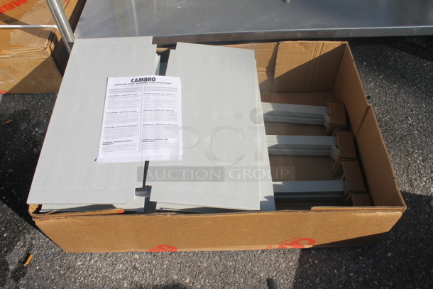 BRAND NEW IN BOX! Cambro CPSK2136S4480 Camshelving® Premium 21" x 36" Shelf Kit with 4 Solid Shelves - Image 1 of 3