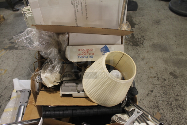 ALL ONE MONEY! Pallet Lot of Various Items Including Lampshade and Boxes! - Image 3 of 6