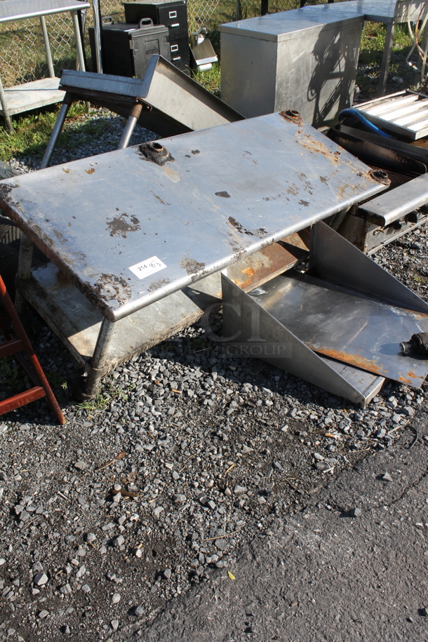 Stainless Steel Commercial Table w/ Under Shelf. - Image 2 of 2