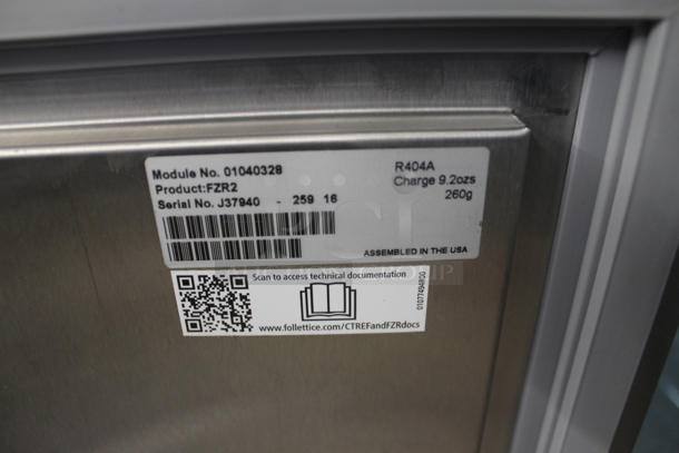 Follett Medical Grade Countertop Freezer FZR2 115 Volt, 1 Phase. Tested and Working! - Image 5 of 6