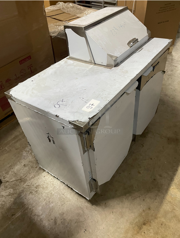 Custom Cool Sandwich Prep Table/ 115 V/ Top Cover 23 3/4 inch/ Remote/ Brand New - Image 2 of 4