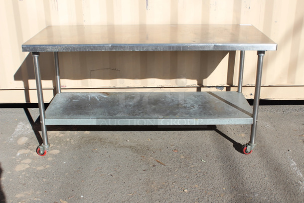AWESOME! Stainless Steel Work Table 60x30x35 - Image 1 of 4
