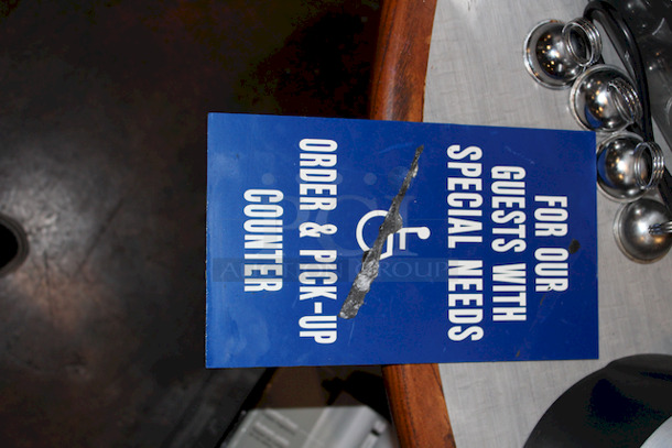 ALL FOR ONE! Lot of Table Numbers and Various Signage.  - Image 4 of 5