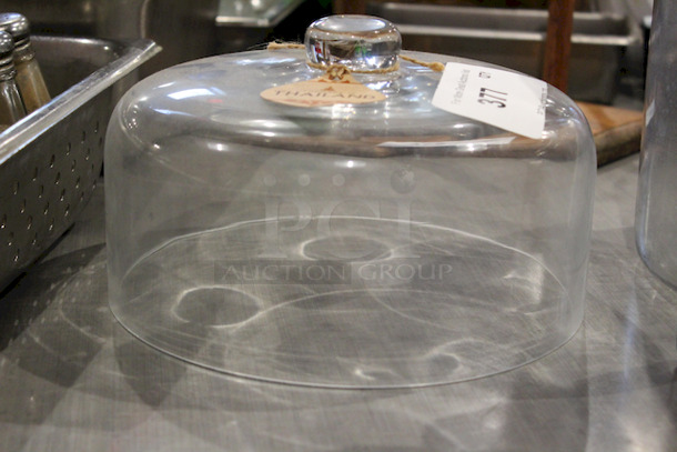 BEAUTIFUL! Glass Cake Pan Cover, 12".  - Image 1 of 1