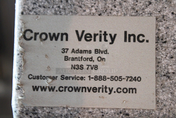 PERFECT! PolyJohn 15.5 Gallon Mobile Sink On  Heavy Duty Casters! Hands Free, Foot Pedal Activated. 18" x 20" x 62"
Unit Can Accommodate: Fresh Water Tank Capacity: 15.5 gallons, Waste Water Tank Capacity: 19 gallons, Soap Dispenser Capacity: 30 oz., Includes Paper Towel Dispenser.  - Image 10 of 12