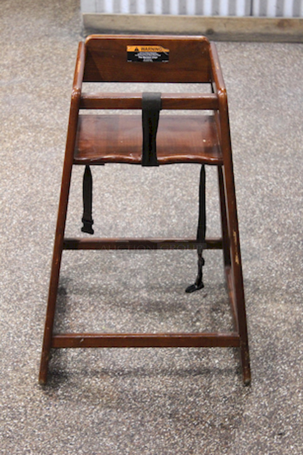 BEAUTIFUL! Marston Wood Products C-30 High Chair Solid 3/4" Oak, Mortise And Tenon Frame Construction, Instant-Release Safety Straps With Crotch Strap. 18x19x29
3x Your Bid - Image 2 of 8