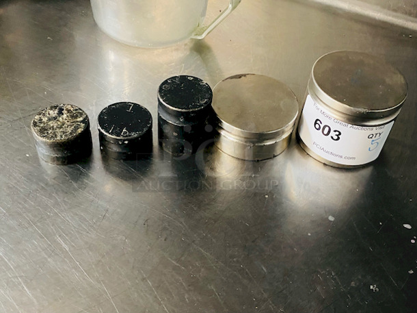 Weights For Dough Scale.  - Image 1 of 1