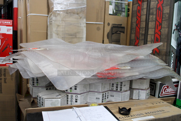 Tenex 3-ft x 4-ft Clear Rectangular Indoor Chair Mat For Low Pile Carpet. 4x Your Bid.  - Image 7 of 7