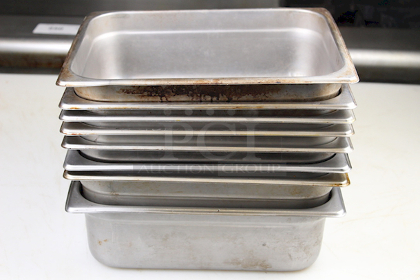 Steam Table 1/2 Pans x 4". 9x Your Bid - Image 2 of 9