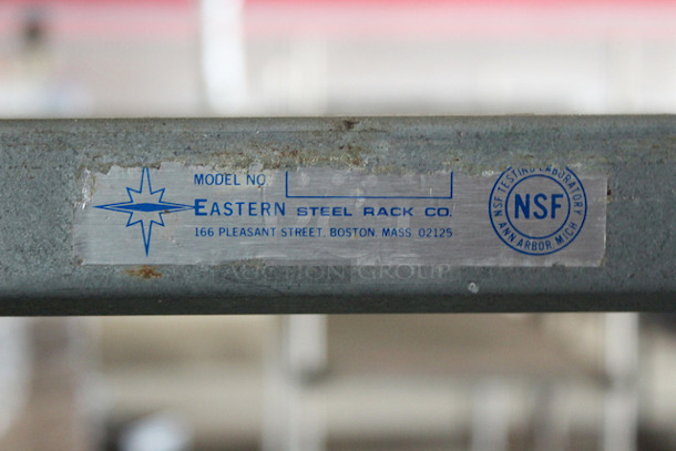 Eastern Steel Cart Industries 4 Shelf Rack On Commercial Casters. 48x27x63 - Image 4 of 4