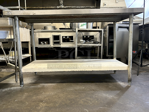 5ft Duke E-400M Stainless Steel Work Table With Under-shelf. 60x29-1/2x35 - Image 3 of 4