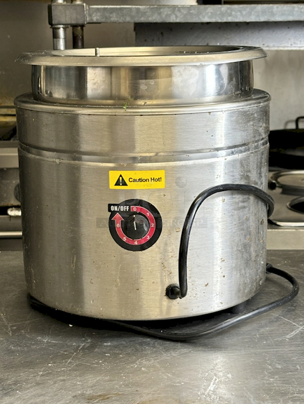 Avantco Warmer 11qt, Round, Stainless Steel. 120v 800Watt.  - Image 2 of 3