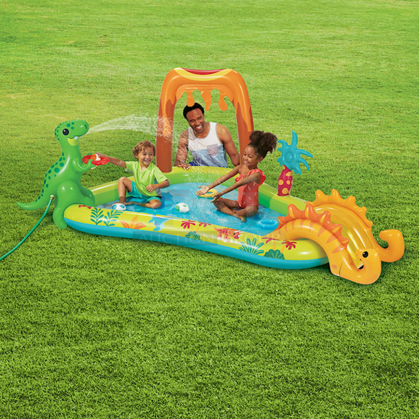 Play Day KA0340000 Inflatable Dino Play Center, Ages 2 and Up. 8ft 6in Wide.  - Image 1 of 3