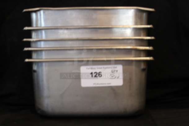 Stainless Steel 1/3 Pans, 6” Deep.
12-1/2x7x6
5x Your Bid
 - Image 5 of 5
