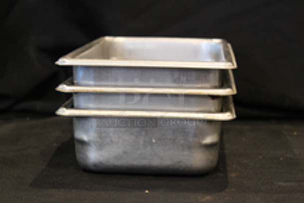 Stainless Steel 1/4 Pan, 2-1/2 Deep.
6-1/4x10-1/4x2-1/2
3x Your Bid
 - Image 2 of 6