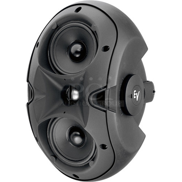 IN PERFECT WORKING ORDER! Electro-Voice EVID-4.2T Passive 2-Way 400W 70V/100V Installation Speaker with Dual 4" Woofers & 1" Tweeter (Pair, Black), Includes SAM (Strong-Arm Mount) Assembly Kit Allows For Flexible Placement And Directivity In Surface Or Ceiling Mounting Design, Weather-Resistant Enclosure And Magnetic Driver Shielding Allow For Reliable Outdoor Placement And Close Proximity Use With Video Or Computer Monitors. 2x Your Bid - Image 2 of 8