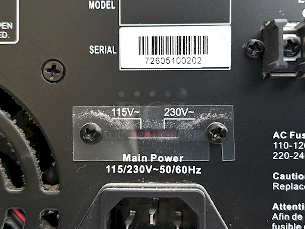 OUTSTANDING! Speco Technologies PL200M Commercial Amplifier (160W) In Perfect Working Order!! KEY FEATURES: Playback 5 Sources to 4 Zones; Each Channel Offers Volume & Mute; Speaker Output: 40W RMS per Zone; Telephone Paging & Monitor Output; 19" Rackmount Design: 3 RU; Each Channel Offers Gain, Treble & Bass; Compatible with 4-/8-Ohm Speakers; Microphone 1 Priority with VOX Mute - Image 6 of 7