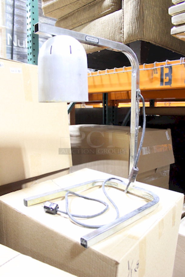 OUTSTANDING! 2 Nemco 6000A Free Standing Infrared Bulb Warmers - Portable Counter Units, w/ Adjustable Arm, Steel/Aluminum 120v 250w 2.1a 60hz. 14" x 19 1/2" x 22". 2x Your Bid - Image 2 of 5