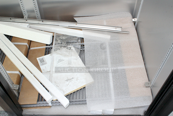 BRAND NEW SCRATCH & DENT! True TSD-47G-HC-LD 54 1/8" Sliding Glass Door Reach-In Refrigerator with LED Lighting, 115v. TESTED! IN WORKING ORDER! The Glass For The Left Door Is Missing. 54 1/8 x 29 5/8 x 84 1/2 - Image 5 of 8