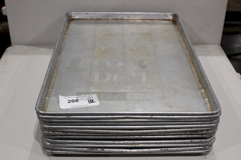 HUGE LOT! Vollrath 9001 Wear-Ever Full Size 16 Gauge 18" x 26" Wire in Rim Aluminum Bun / Sheet Pan
18x25-1/2x1	
12x Your Bid

