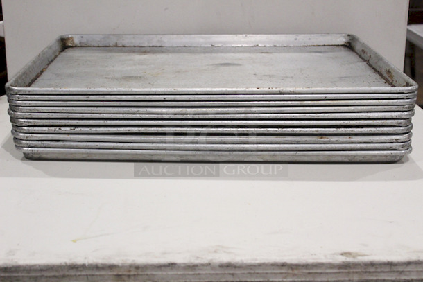 HUGE LOT! Vollrath 9001 Wear-Ever Full Size 16 Gauge 18" x 26" Wire in Rim Aluminum Bun / Sheet Pan
18x25-1/2x1	
10x Your Bid
 - Image 4 of 8